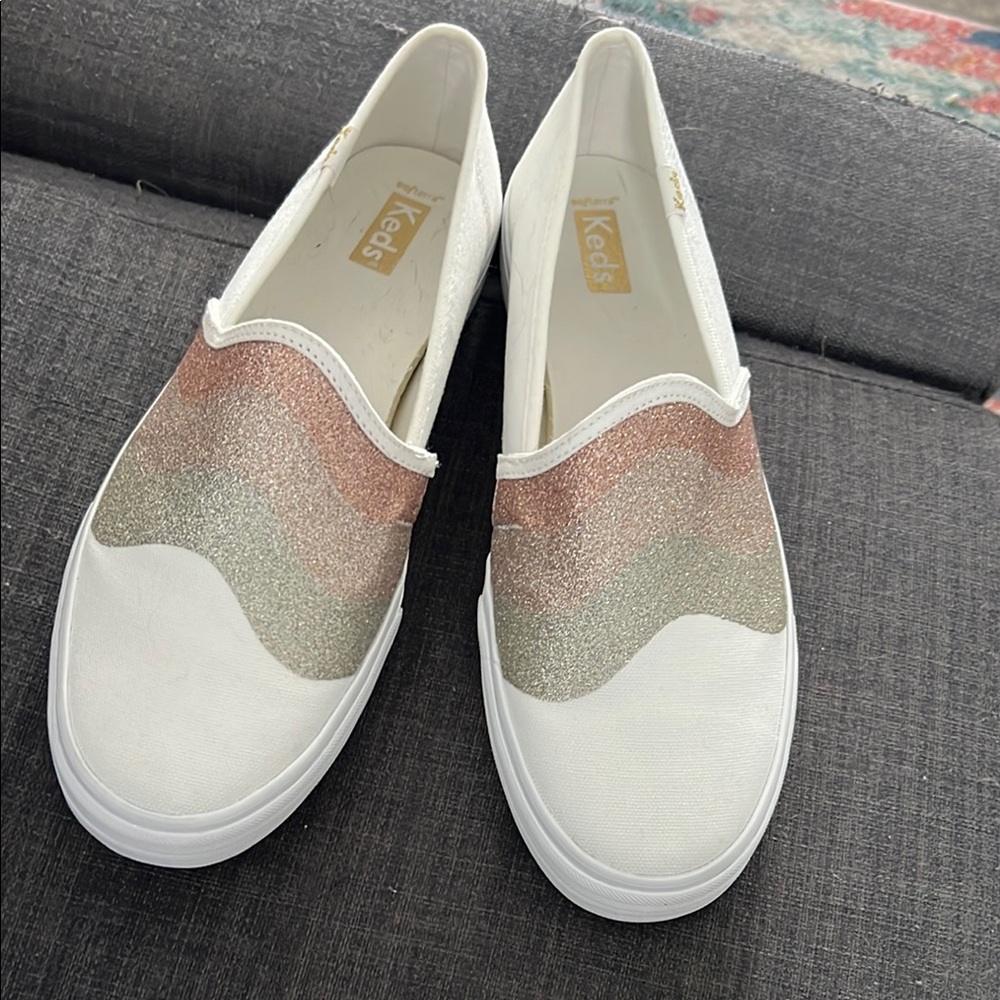 Keds Women's Multicolor Slip-On Sneakers glitter